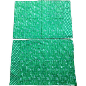Vintage Girl Scout Pillowcases Matching Green Pair